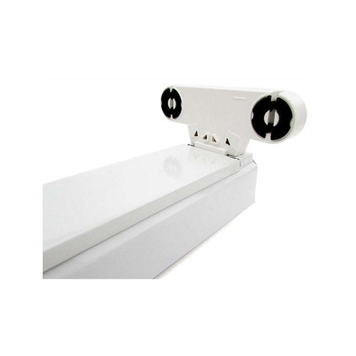 Porta Lampada Plafoniera Per Doppio 2 Tubi Led T8 da 120cm Interno Non Impermeabile IP20