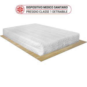 Materasso memory silver agli ioni d'argento sfoderabile Portogallo per letto piazza e mezza 120x190 - Comprarredo