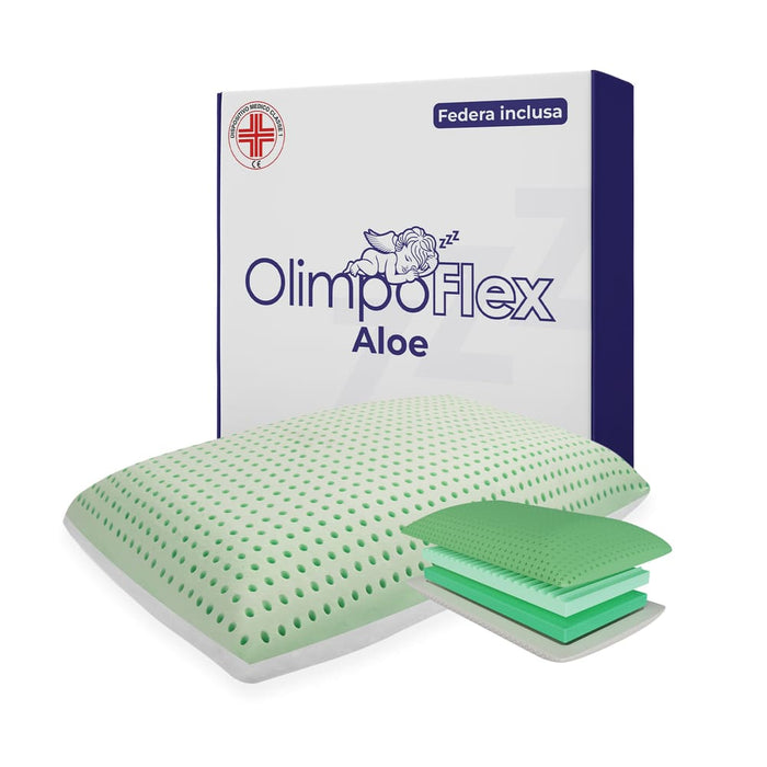 Cuscino in memory foam Anti-Insonnia Aromaterapico con Aloe Rinfrescante - Morfeo