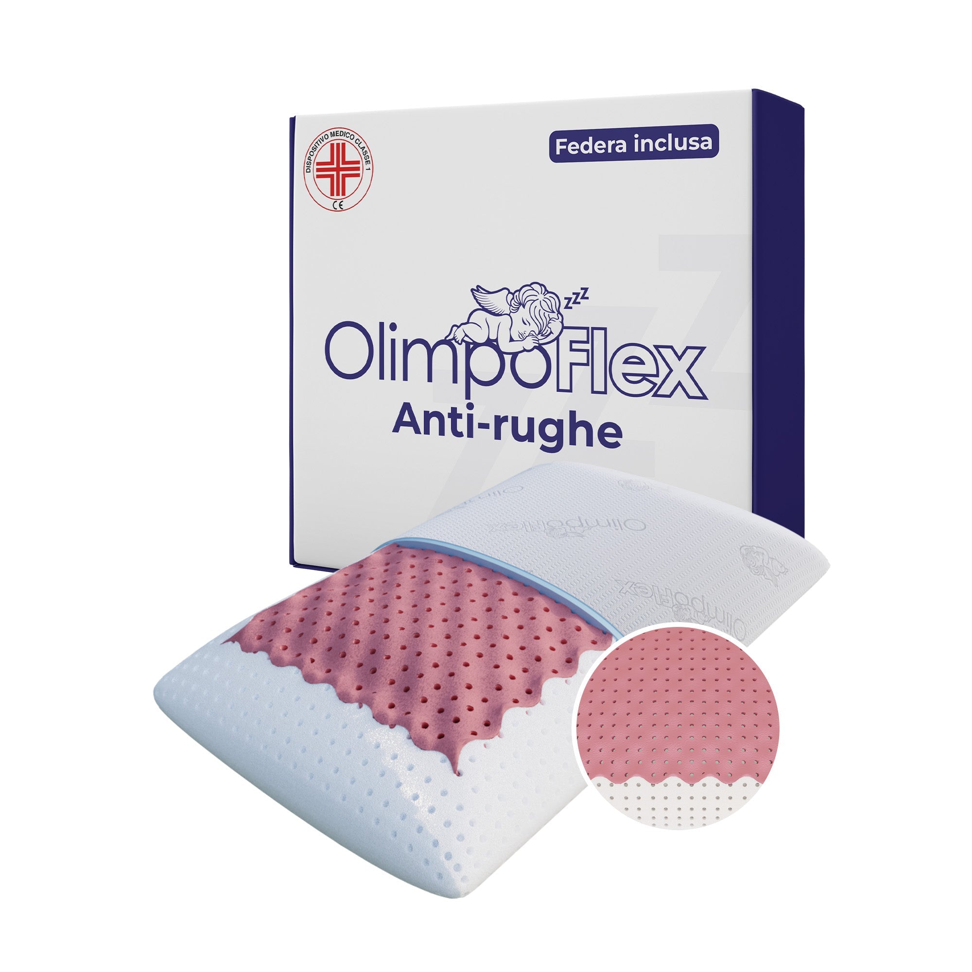 Cuscino in memory foam Anti-Rughe - Proteggi e Nutri la Tua Pelle - Venere