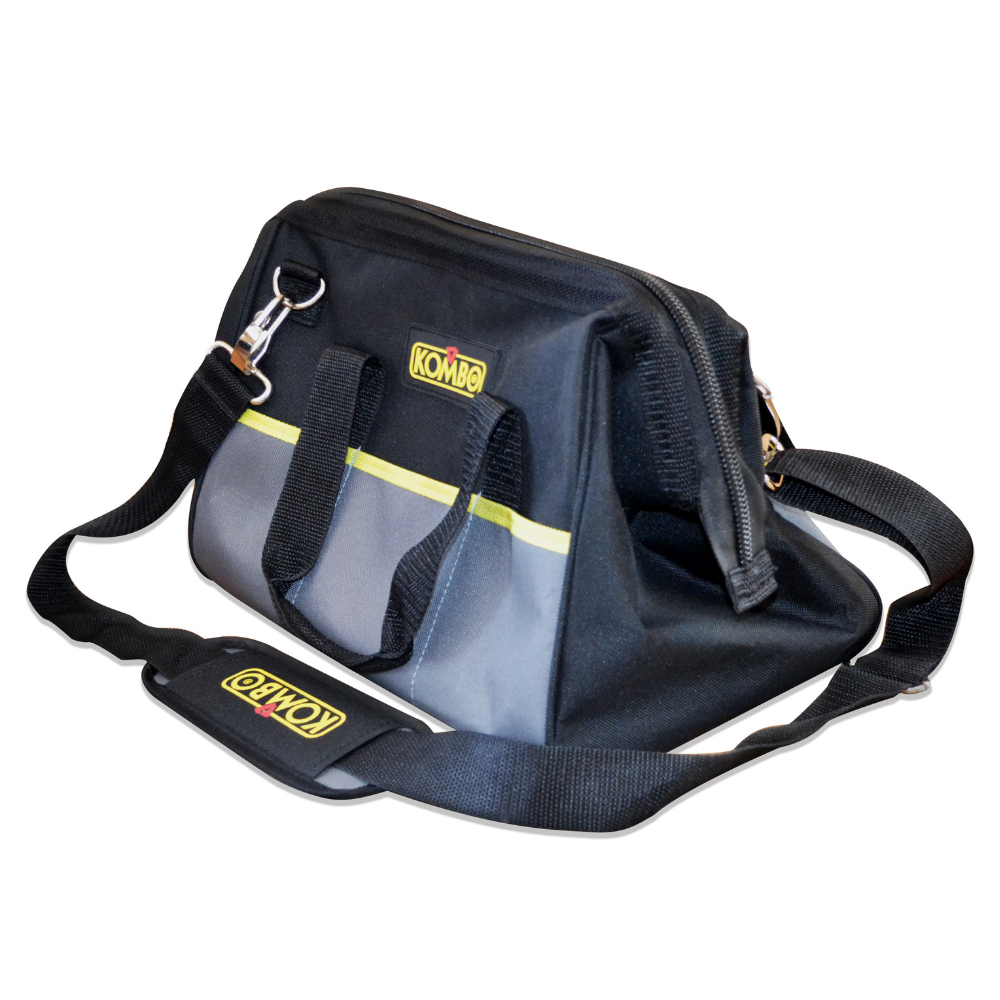 BORSA SOFTBAG portautensili base rigida 13" (34x23x25cm) con Tracolla e 6 tasche ad inserti