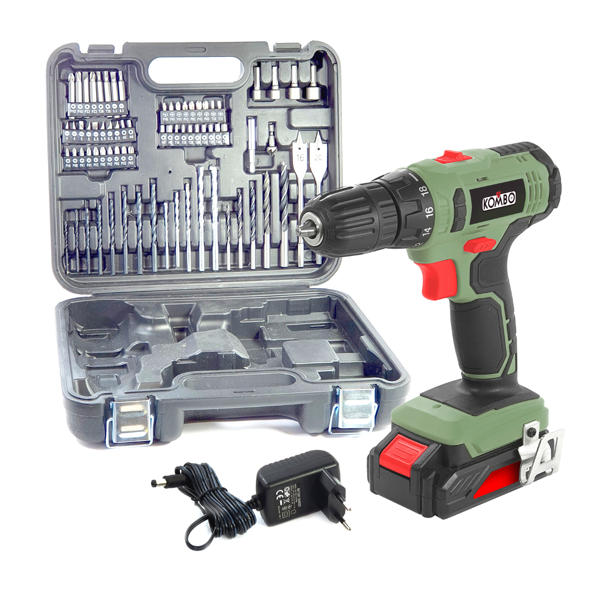 Valigetta Avvitatore Cordless con 79 Accessori Professionali