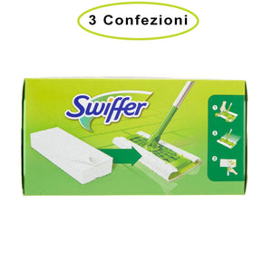 Swiffer panni cattura polvere per scopa swiffer con profumazione ambi pur 3 confezioni da 18 panni