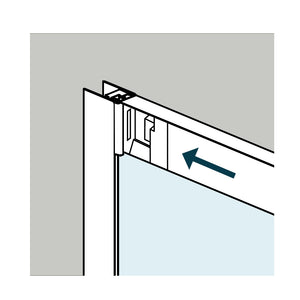 Box cabina doccia semicircolare circle due ante scorrevoli cristallo temprato *** misure 78-80x78-80xh195 trasparente...