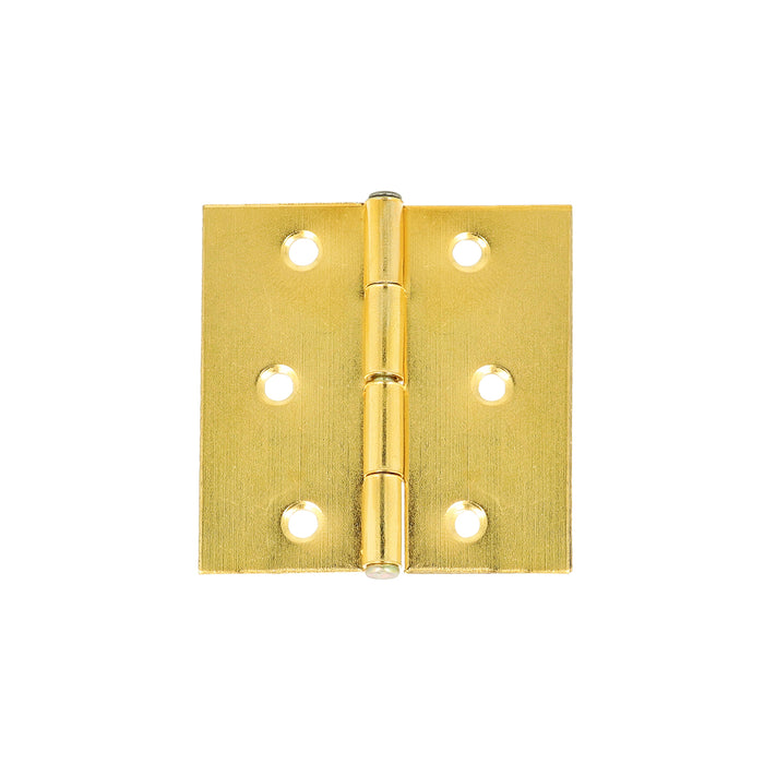 Cerniere quadre - 80 x 80 mm. - ottonato - 2 pz.