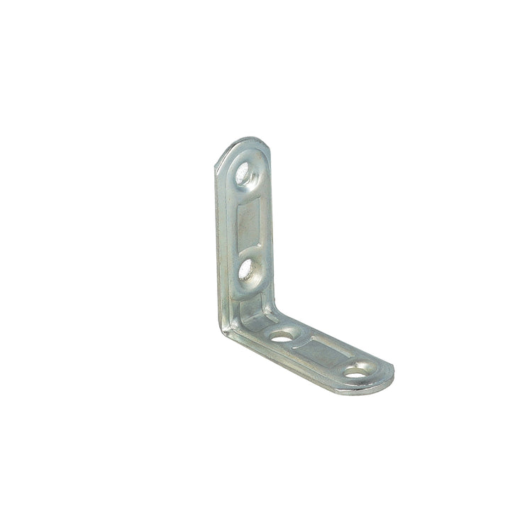 Lastrine di giunzione ad angolo stondate - 40 x 40 mm. - zincato - 4 pz.