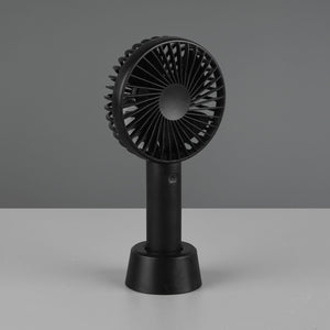 Windy - ventilatore da tavolo portatile a batteria nero