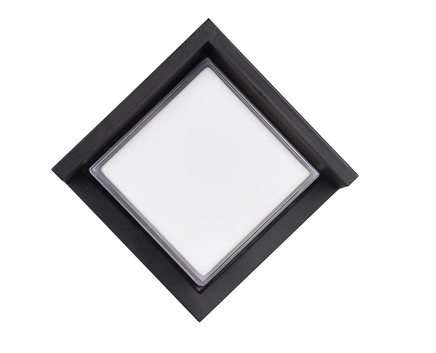 Applique da Esterno a LED SMD in Tessuto Nero Opaco