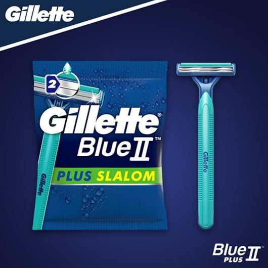 Gillette blue ii plus slalom rasoi usa e getta multipack 20 confezioni da 4 rasoi ciascuna