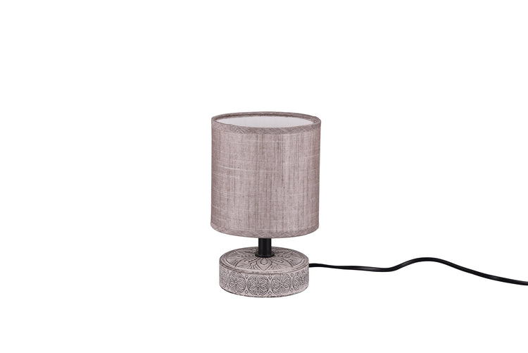 Lampada tavolo da Interno a LED in Ceramica Marrone