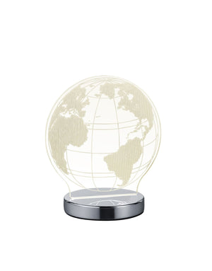 Lampada da tavolo LED con variazione luce Globe