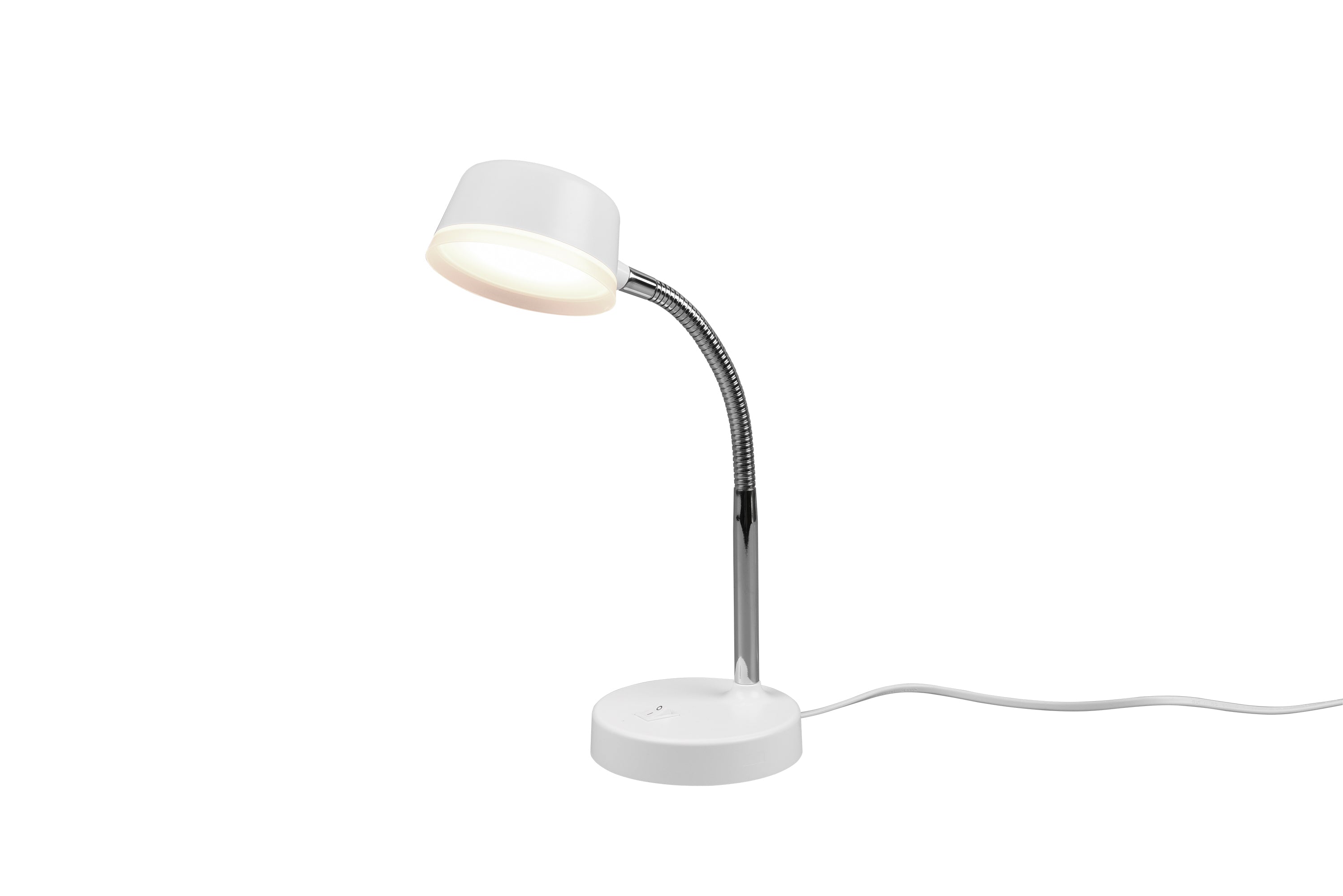 Lampada tavolo da Interno a LED in Plastica Bianco