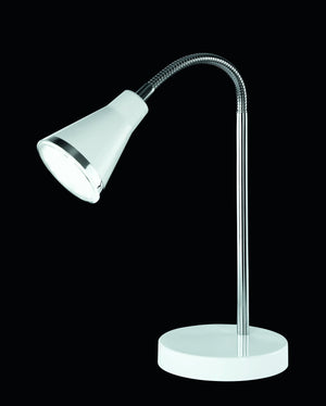 Lampada tavolo da Interno a LED in Plastica Bianco