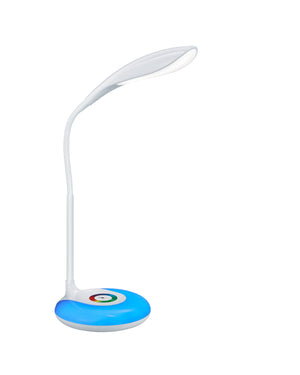 Lampada tavolo da Interno a LED in Plastica Bianco