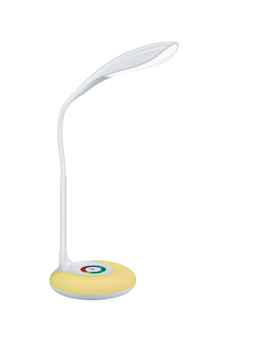 Lampada tavolo da Interno a LED in Plastica Bianco