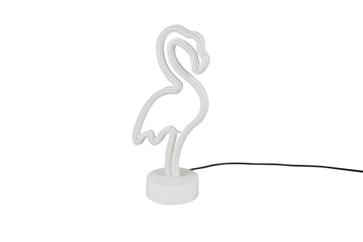 Lampada tavolo da Interno a LED in Plastica Bianco