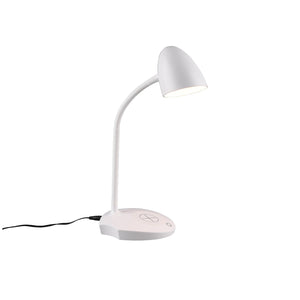 Lampada tavolo da Interno a LED in Plastica Bianco