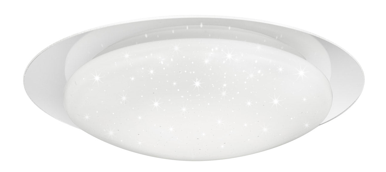 Plafoniera da Interno a LED in Plastica Bianco