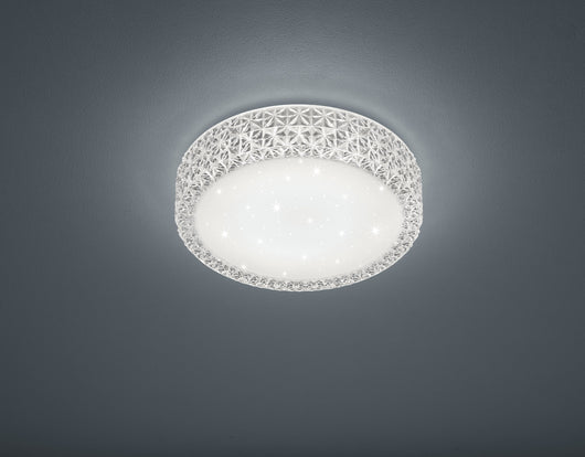 Plafoniera da Interno a LED in Acrilico Bianco