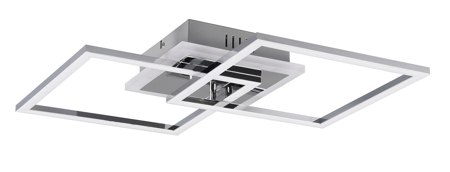 Plafoniera da Interno a LED SMD in Metallo Cromo