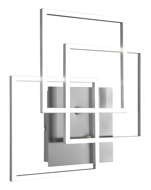 Plafoniera da Interno a LED in Metallo Nickel Opaco