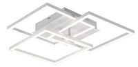 Plafoniera da Interno a LED in Metallo Bianco Opaco