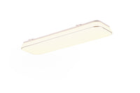 Plafoniera LED rettangolare Torquay bianco 60x17 cm