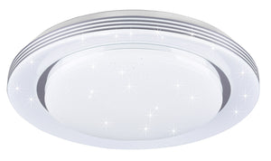 Plafoniera da Interno a LED in Plastica Bianco