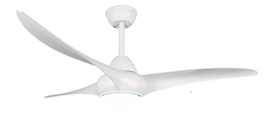 Ventilatore da Soffitto con 3 Pale e Lampada LED SMD Ø145 cm 3 Velocità Bianco Opaco