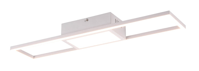 Plafoniera da Interno a LED in Metallo Bianco Opaco