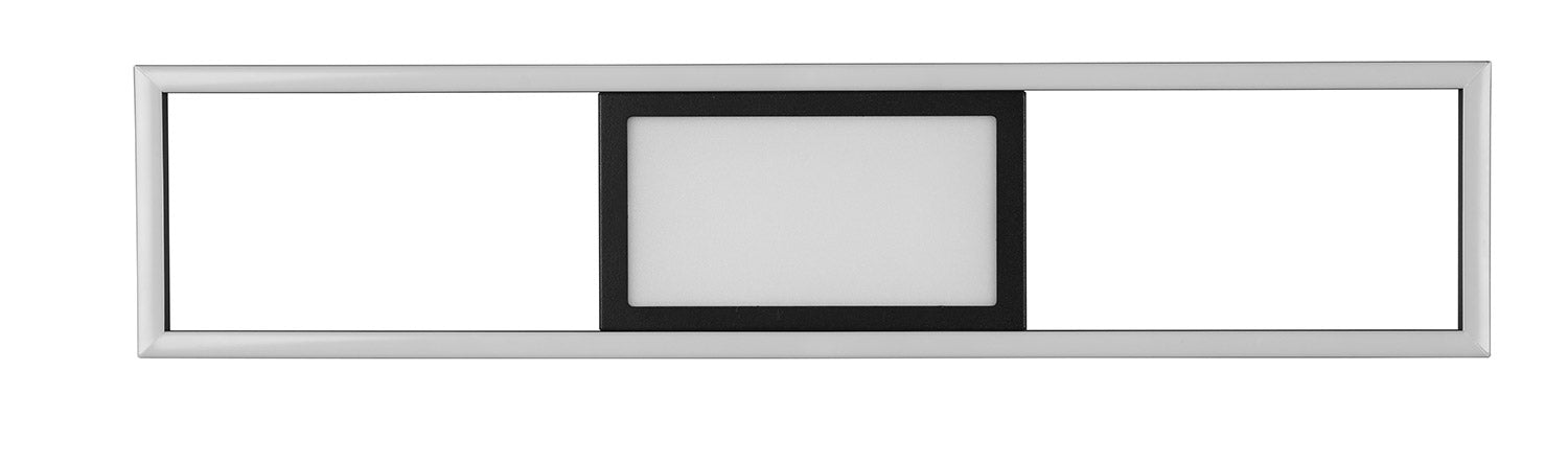 Plafoniera da Interno a LED in Metallo Nero Opaco