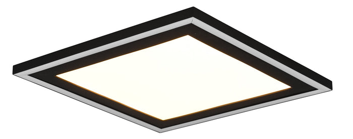 Plafoniera da Interno a LED in Plastica Nero Opaco