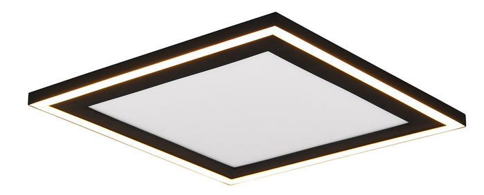 Plafoniera da Interno a LED in Plastica Nero Opaco