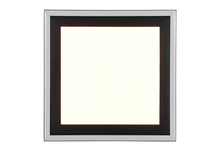 Plafoniera da Interno a LED in Plastica Nero Opaco