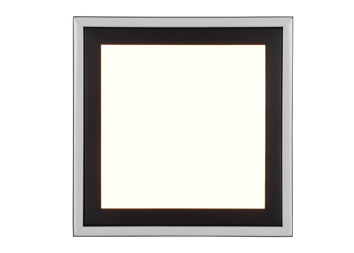 Plafoniera da Interno a LED in Plastica Nero Opaco