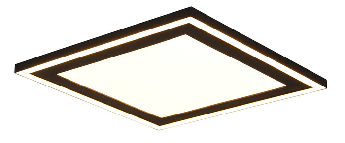 Plafoniera da Interno a LED in Plastica Nero Opaco