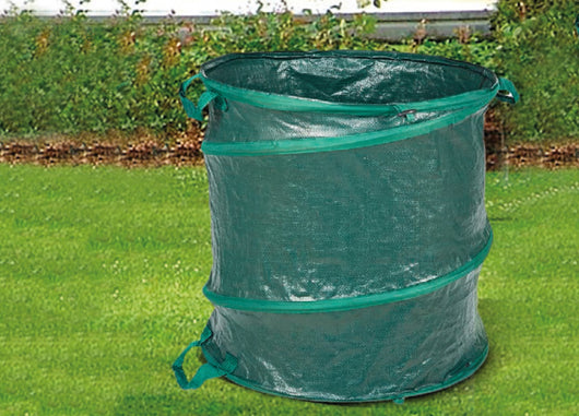 Sacco Fogliame Contenitore Per Giardinaggio Pieghevole Con Manici Rifiuti 56x70cm