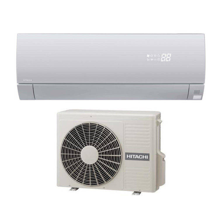 Climatizzatore Condizionatore Hitachi Inverter serie PREMIUM FROST WASH SILVER 9000 Btu RAK-25PSES R-32 Wi-Fi Optional Colore Argento - Novità