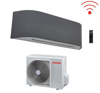 Climatizzatore Condizionatore Toshiba Inverter serie HAORI 13000 btu R-32 RAS-B13N4KVRG-E Wi-Fi Integrato A+++ Grigio Chiaro/Grigio Scuro - NOVITA' Grigio Scuro Grigio Chiaro