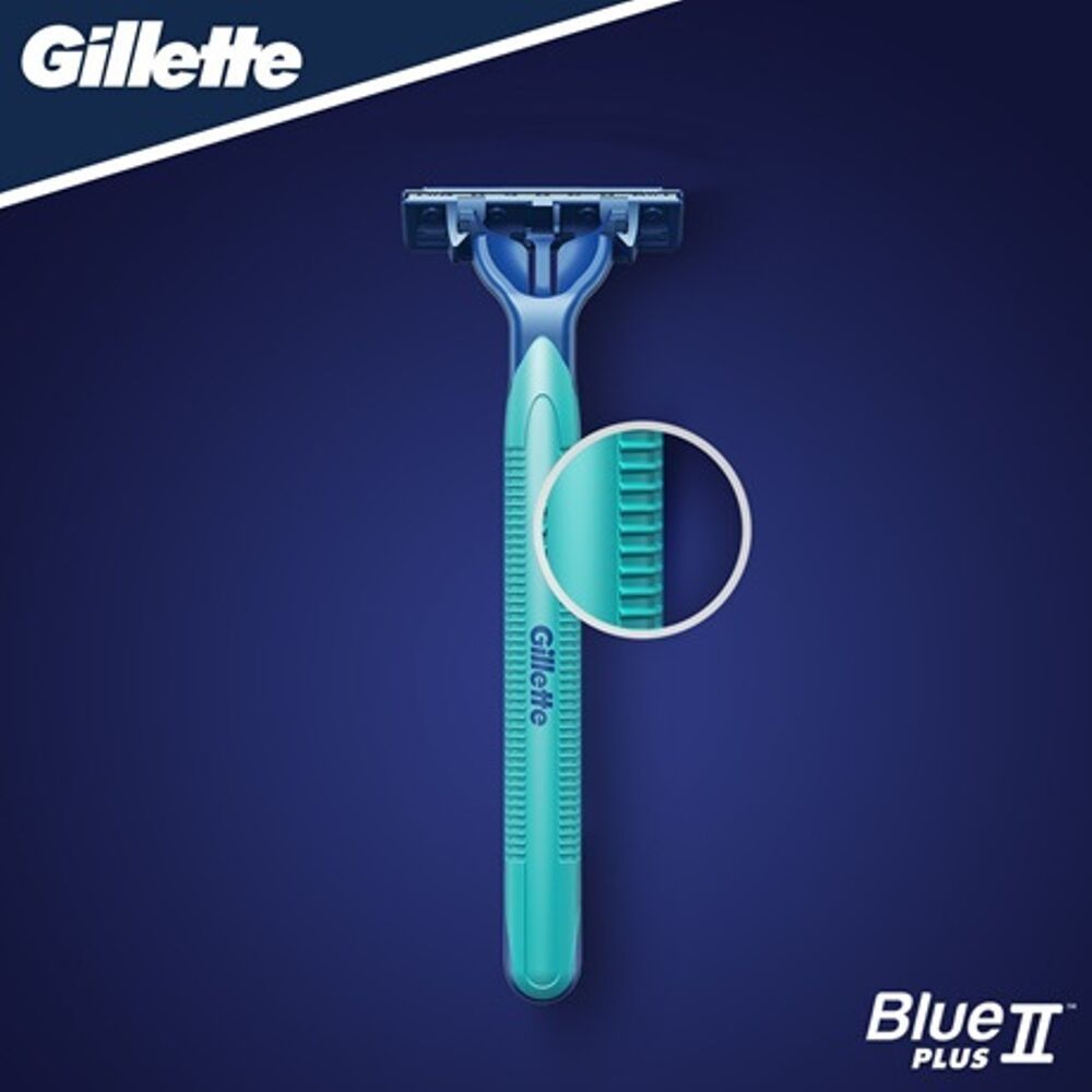 Gillette blue ii plus slalom rasoi usa e getta confezione da 4 rasoi