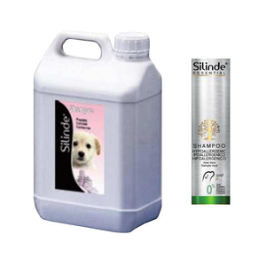 Silinde shampoo per cani toelettatura ipoallergenico aloe vera tanica da 5 litri