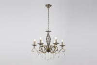 Lampadario Royal Classic in Metallo Grace Ottone