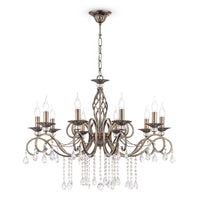 Lampadario Royal Classic in Metallo Grace Ottone