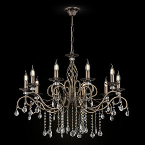 Lampadario Royal Classic in Metallo Grace Ottone