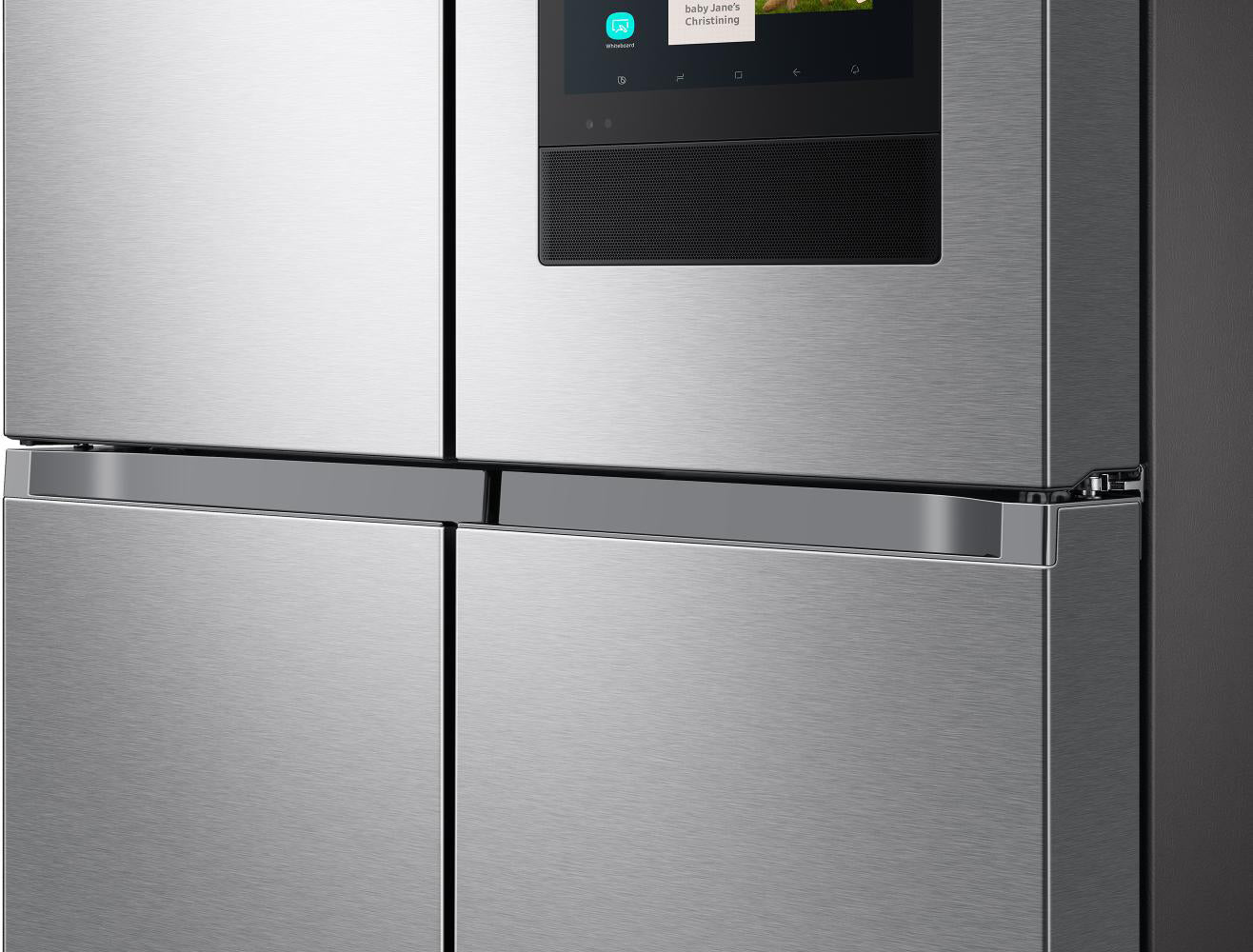 Frigorifero 4 porte Samsung RF65A977FSR 637 Litri Classe energetica F (A178xL91,2xP71,6) Total No Frost Family Hub Intrattenimento Food AI Inox