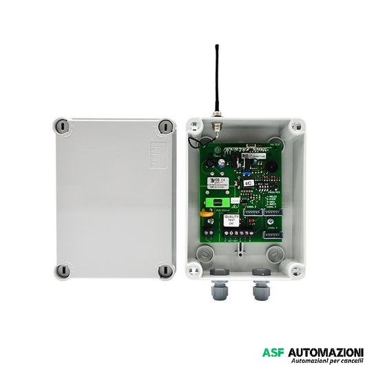 RICEVITORE RADIO VDS  DA ESTERNO  IN BOX ROLLING CODE CON ANTENNA 433MHz 4 CANALI VDS E001