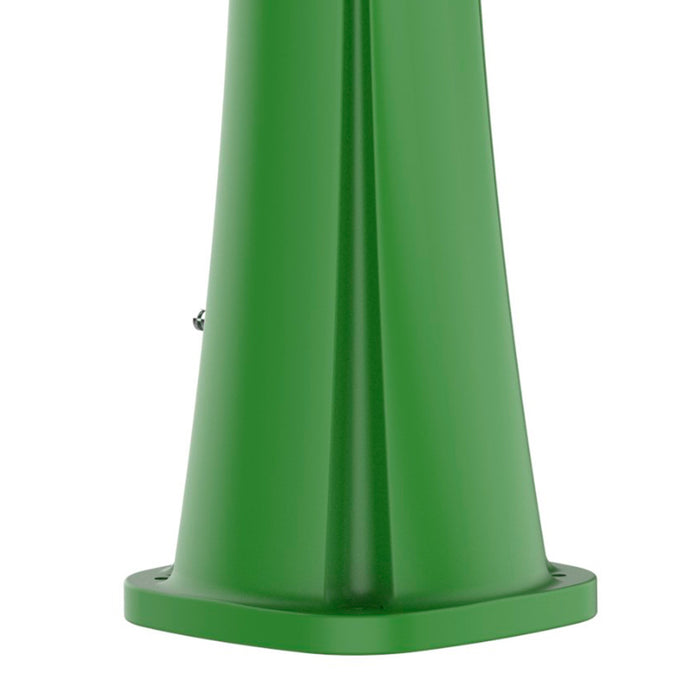 Starmatrix Rio Ss0935 Green Doccia Solare Curva In Polietilene h 226cm Serbatoio 25l Lavapiedi Verde