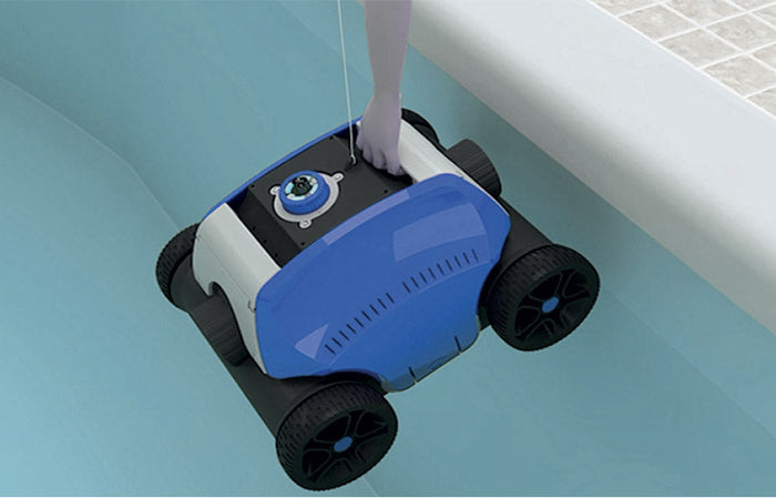 Robot Pulitore Automatico per Pulizia Fondo Piscina Autonomo Wireless Coyote