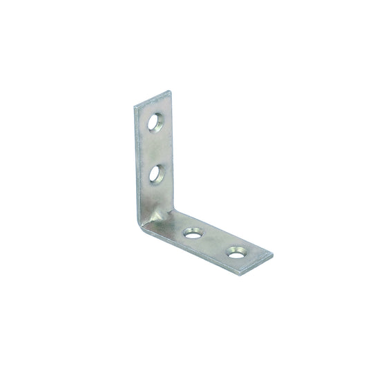 Lastrine di giunzione ad angolo in acciaio zincato bianco 40 x 40 mm. 4 pz.