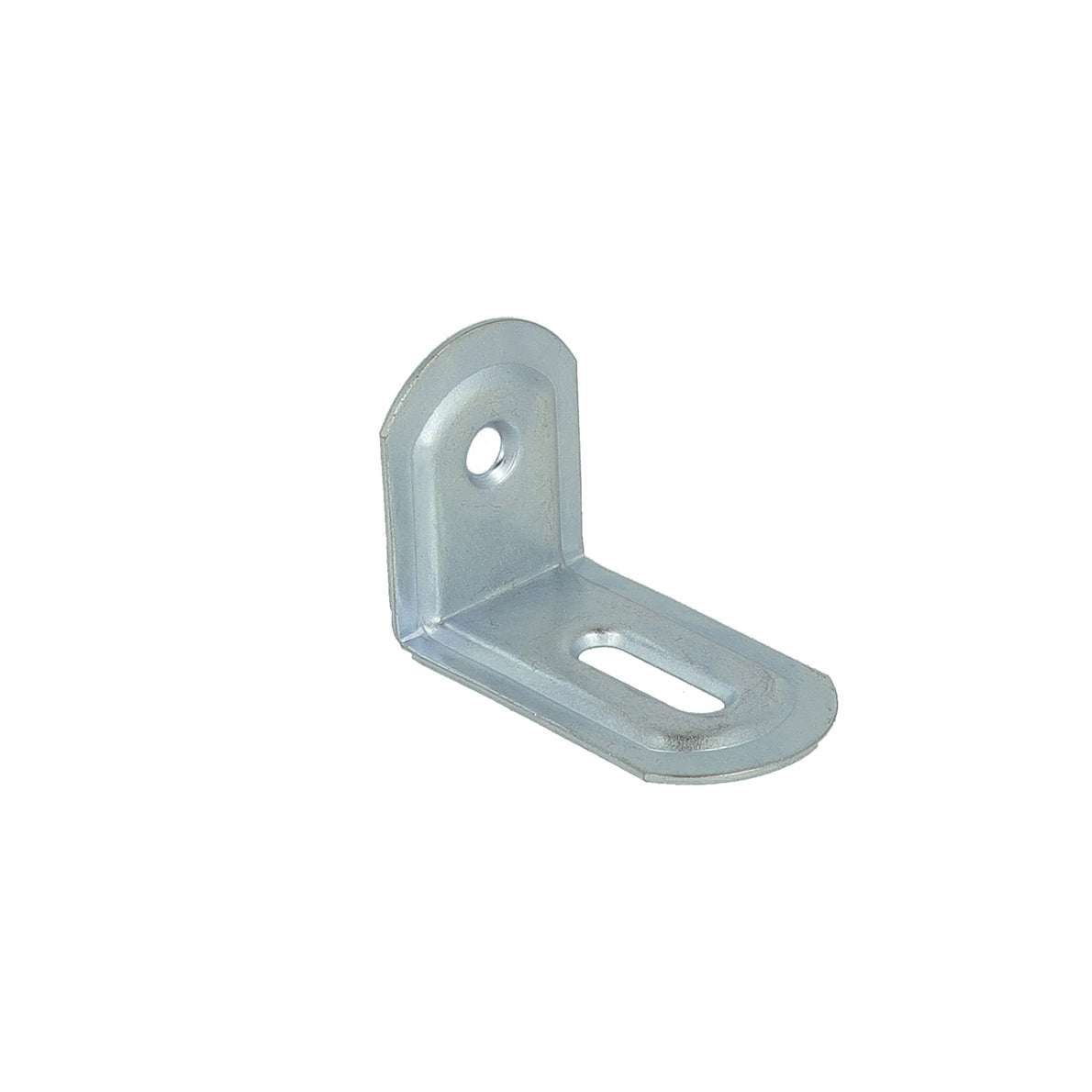 Lastrine ad angolo con asola in acciaio zincato bianco 23x28x38 mm. 4 pz.